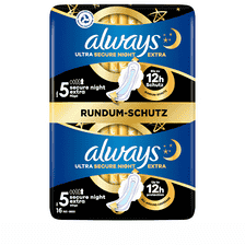 Secure Night Extra Binden mit Flügeln Big Pack - 16 Stk.