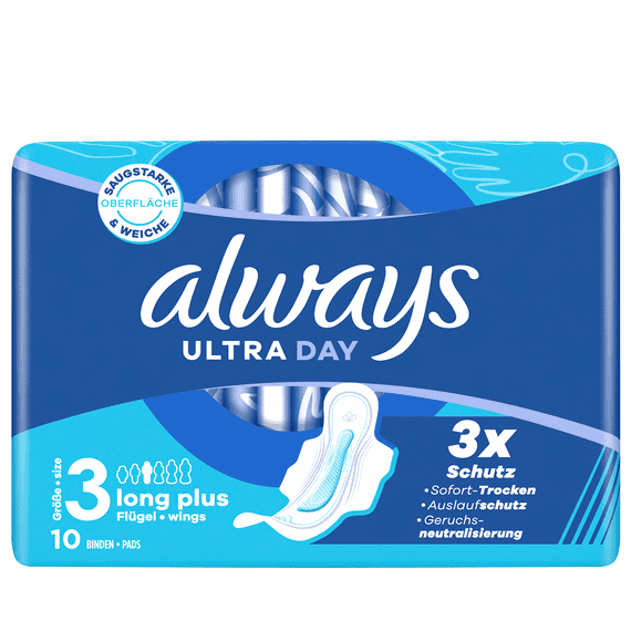 Ultra Pad Long Plus With Wings - 10 pcs.