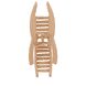 Fashion Hair Clip – Beige