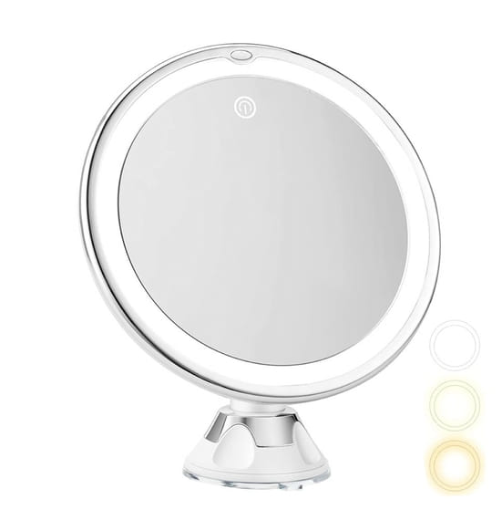 LED-Wandspiegel 10-fach Sandra