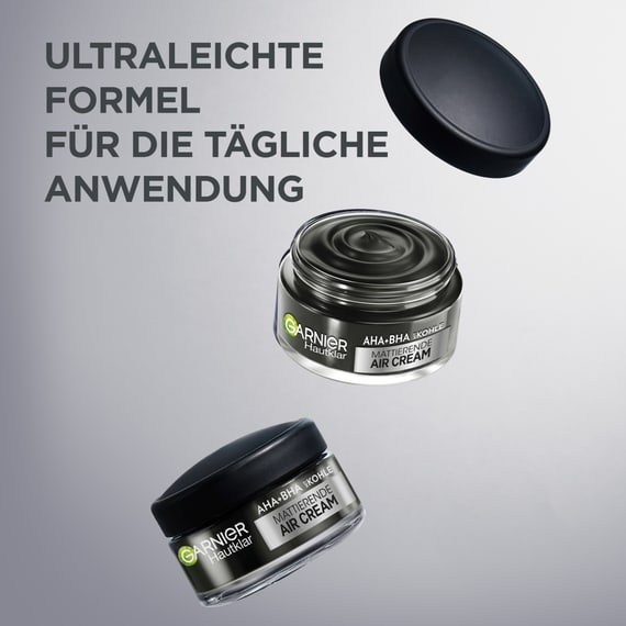 Gesichtscreme 3in1 Mattierende Air Cream AHA+BHA