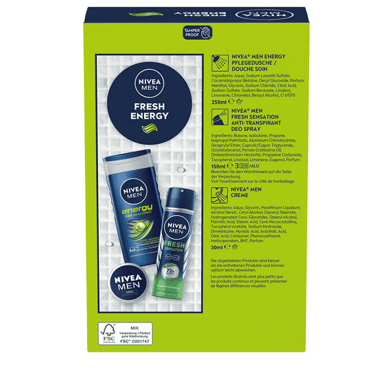 Men Geschenkset Fresh Energy