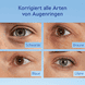 Aufhellende Augenpflege