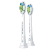 W Optimal White standard brush heads for sonic toothbrush 2x