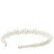 Slim Pearl Headband - Off-White