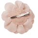 Stoffblume aus feinem Stoff auf Clip, zart rosa