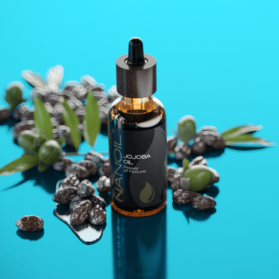 Huile de Jojoba pour Cheveux, Corps, Visage et Ongles