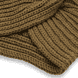 Berretto a turbante in maglia, kaki