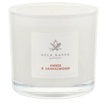 Amber & Sandalwood Scented Candle
