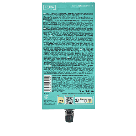 Deep Cleansing Peel-Off Mask with Charcoal