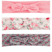 Baby hair bands, three-pack with bow, 3 pieces
