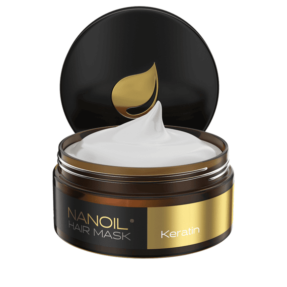 Haarmaske mit Keratin