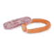 Haarreif und Haarclip in Fake Fur - orange und lila