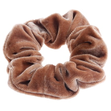 Scunchy, velvateen, brown