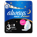 Serviettes Hygiéniques Night avec Ailettes - 12 Pcs.
