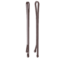 Hair Clips Smooth Lacquered, 55 mm, 250 pcs. - Marron