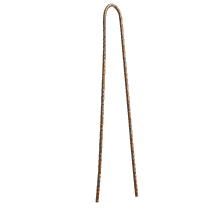 Forcine Professionali, Forma Di U, Nervate, 53 mm, 40 pz. - Bronzo