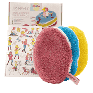 Baby & children washing pads "Bibi & Tina" colourful set of 3