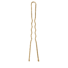 Fermagli Ondulati A Forma Di U Con Gocce Di Epoxy, 60 mm, 250 Pz. – Oro