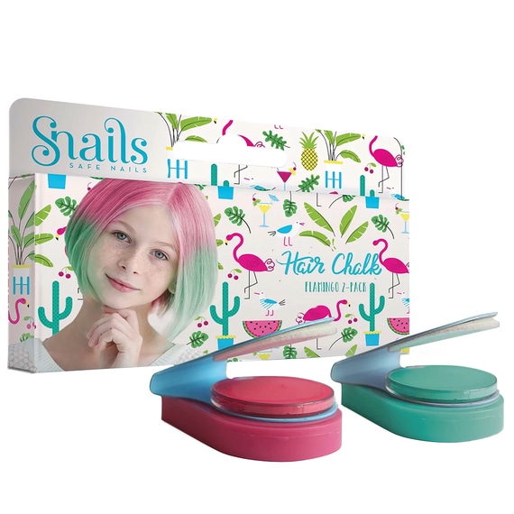 Haarkreide Flamingo 2er Set