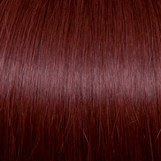 Keratin Hair Extensions 60/65 cm - 530, deep dark red
