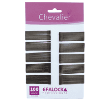 Chevalier pinze per capelli 5 cm Marrone 100 pz.