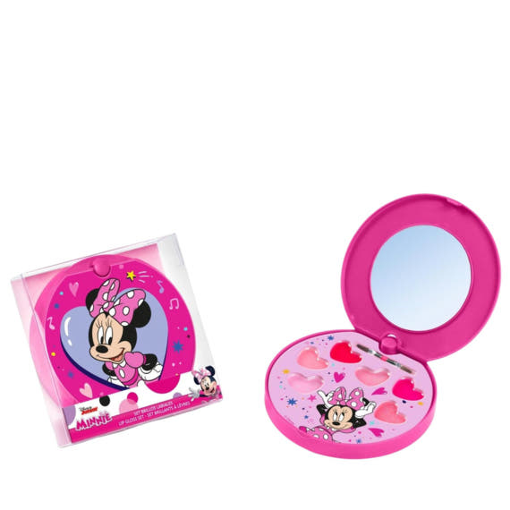 Minnie Lip Gloss Case mit Spiegel & Bürste