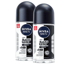 Deo Black & White Invisible Original Roll-on Duo