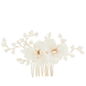 Hair Comb With White Flowers