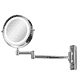 Doppelseitiger Wandspiegel mit LED-Licht