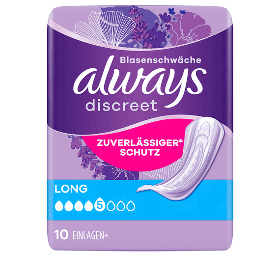 Serviettes Hygiéniques Incontinence Long - 10 Pcs.