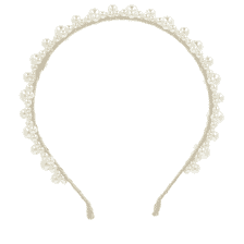 Slim Pearl Headband - Off-White