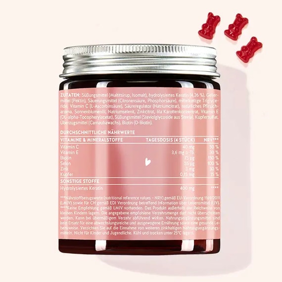 You Nailed It Nail & Hair Vitamin (zuckerfrei) - 60 Bears
