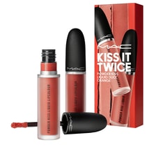 Kiss It Twice Powder Kiss Liquid Duo: Orange