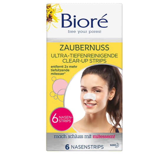Clear Up Strips Schnell Oder Langsam Abziehen Bioré - Zaubernuss Clear-Up Strips | haar-shop.ch