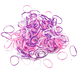 Mini elastici per capelli Rasta, 10 mm, rosa-viola assortito, 250 pezzi