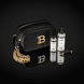 Signature Pouch Black Gold (Leave in, Argan Elixir, Barrette Medium Black)