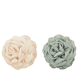 Fleur En Tissu Sur Une Pince À Cheveux