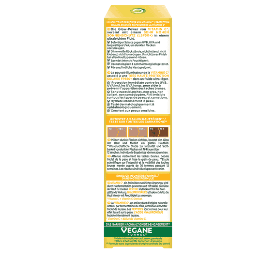 Vitamin C Tägliches Sonnenfluid Invisible mit LSF 50+