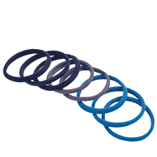 Chouchou supersoft, bleu, 8 pièces