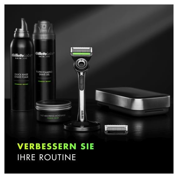 Rasierapparat mit 5 Klingen und Reiseetui