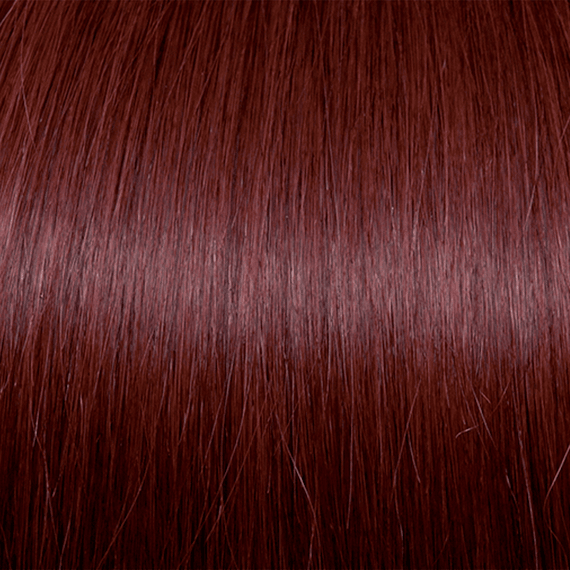 Keratin Hair Extensions 60/65 cm - 35, deep red