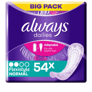 Panty Liner Fresh&Protect Normal Flexistyle BigPack 54 pieces