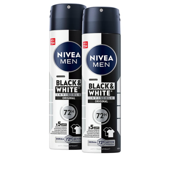 Deo Black & White Invisible Original Spray Male Duo