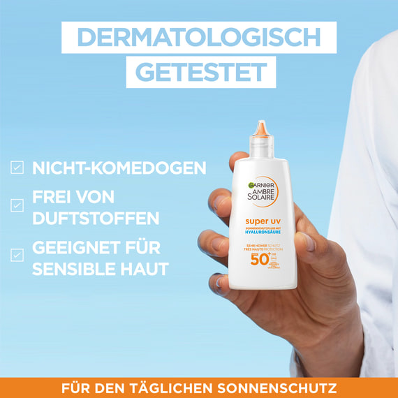 Sensitive expert+ Super UV-Schutz Fluid mit Hyaluronsäure LSF 50
