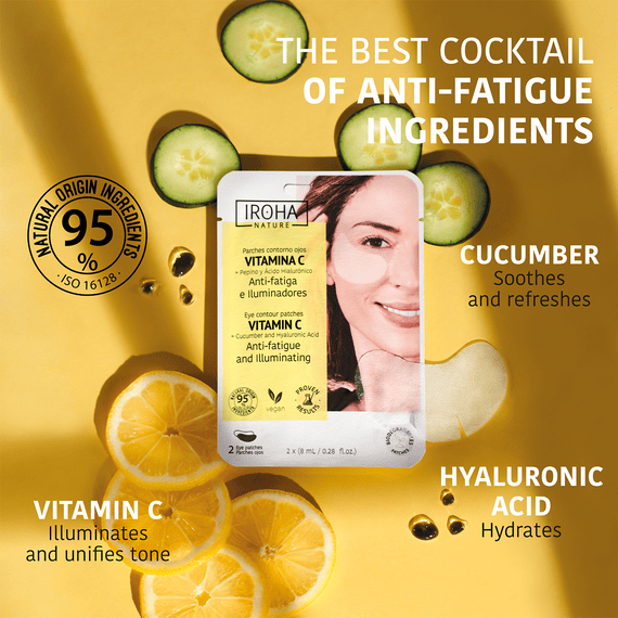 Iroha Nature • AntiFatigue Eye Contour Patches •