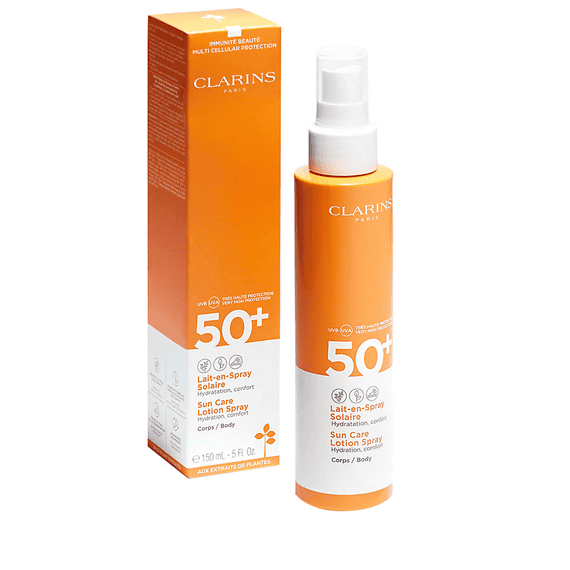 Lait-en-Spray Solaire Corps UVA/UVB 50+