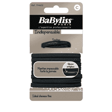 Elastiques anti-glisse 6 mm noir 9 pcs.