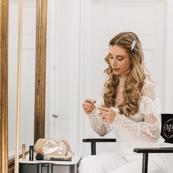Clip de maquillage rose, 3 pcs.