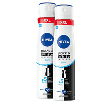 Black & White Invisible Pure Deo Spray Female XXL Duo